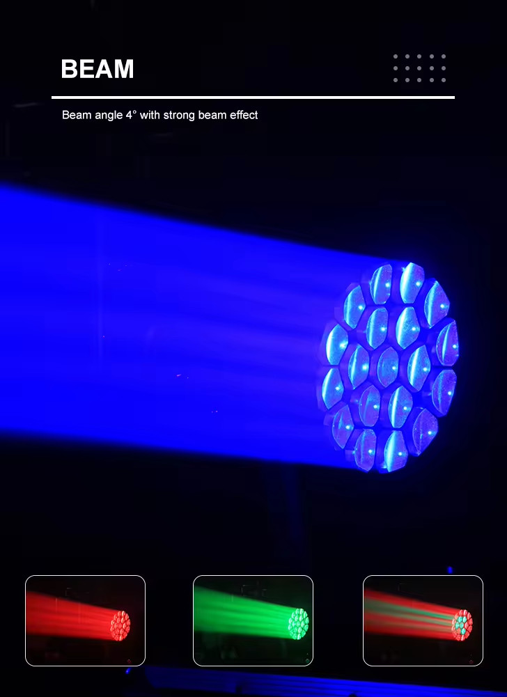 19x40w Rgbw 4in1 Bee Eye K15 Clay Paky Zoom Beam Wash Light Led Moving Head Dj Equipment