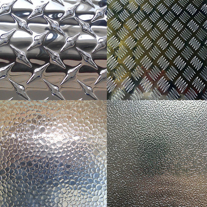 Embossed Aluminium Sheet Planchas Aluminio Diamantado 1060 Anti Slip Aluminum Plate