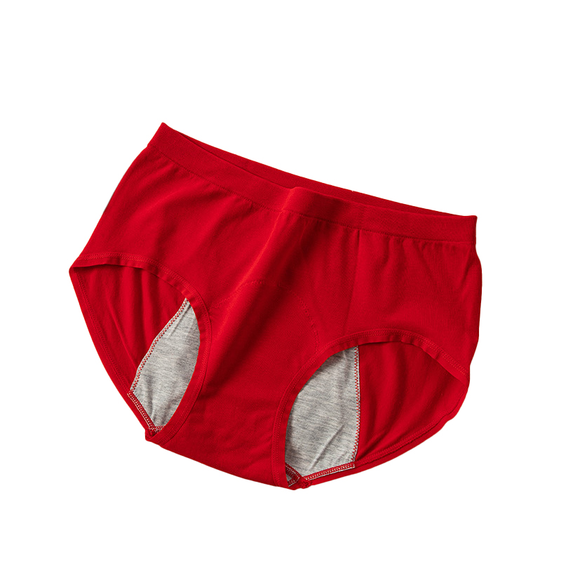 Menstrual Women Cotton Panties Antileakage High Waisted Type