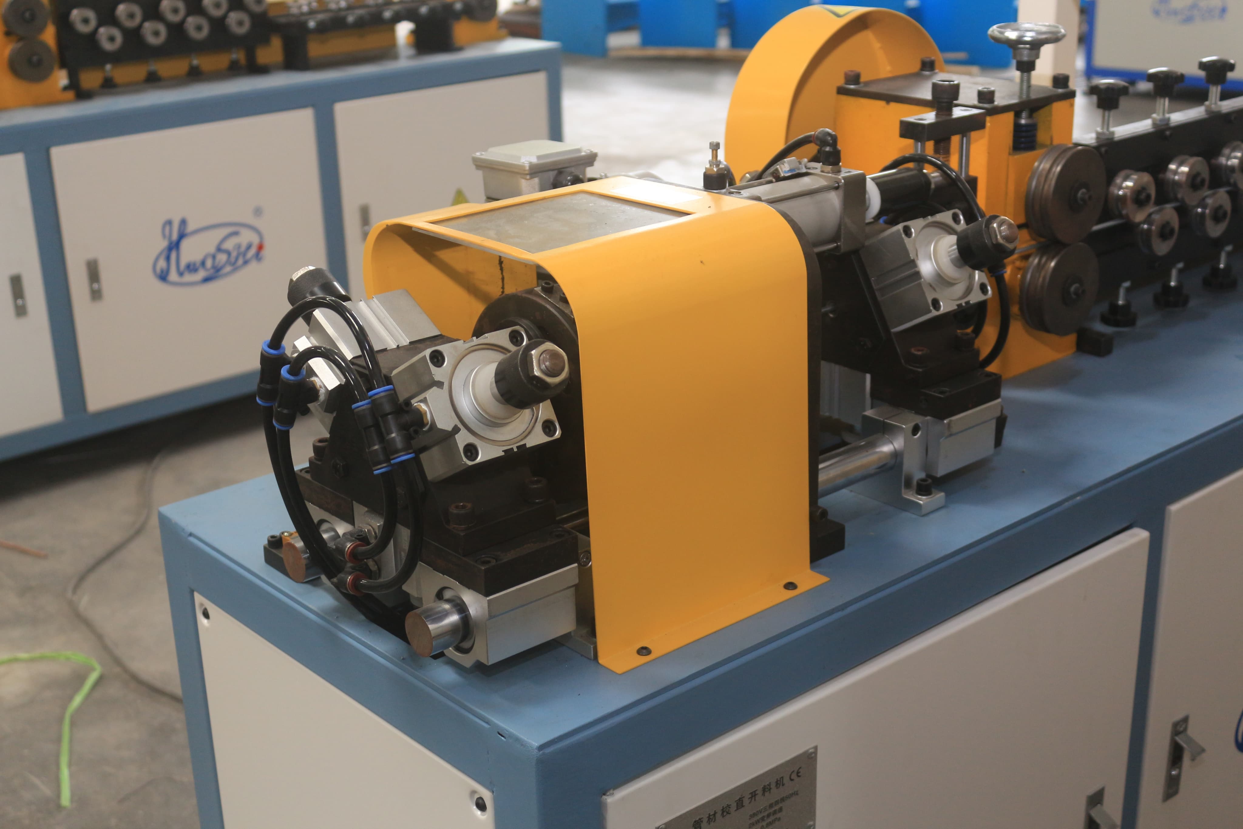 Hwashi High Speed Stainless Steel Wire/Tube Straightening and Cutting Machine for Condenser Refrigerator Making