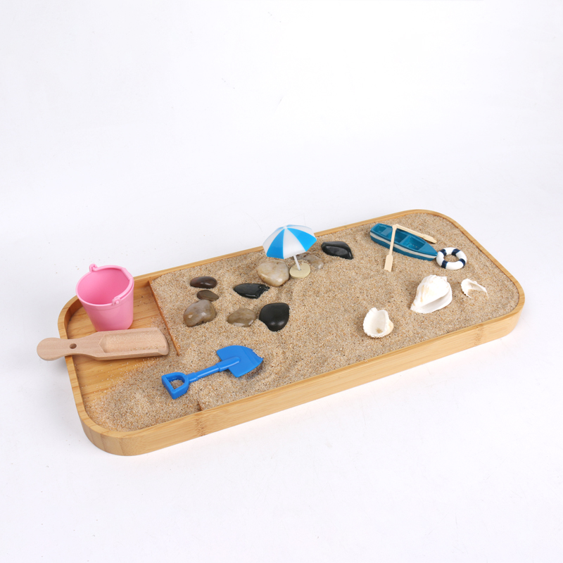 Zen Garden for Desk, Japanese Zen Garden Kit with Sand Stamp Sphere and Essential Accessories, Mini Zen Sandbox Office Decor Kit