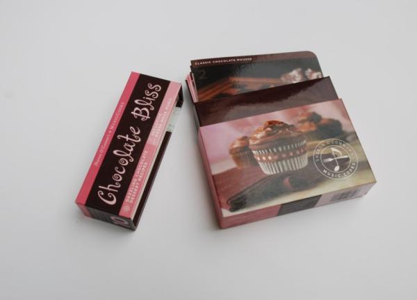 Chocolate Paper Box , Cake Box Packaging , Gloss Art Paper CMYK Printing Cake