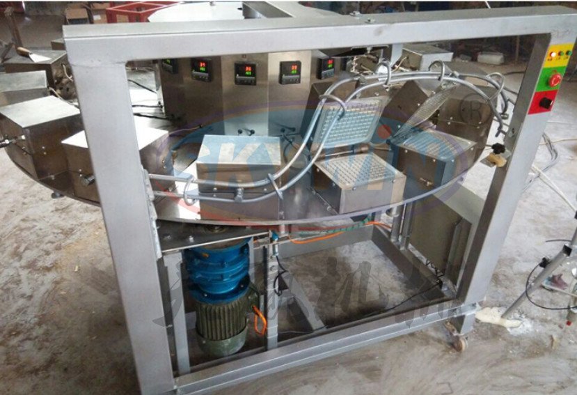 Automatic Chocolate Egg Roll Biscuit Making Machine Soft Wafer Biscuit Machine