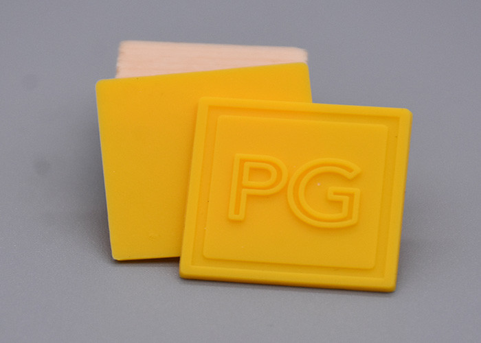 High Resistance Silicone Stamp Screen Printed Patches With Raised Logo