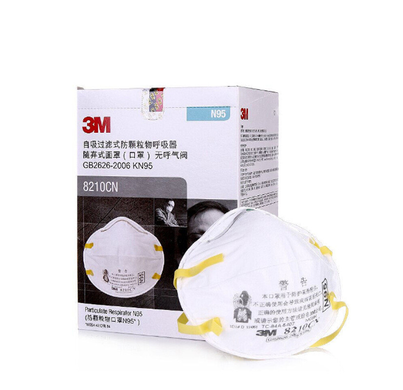 Instock N95 3M 8210 Face Mask Non Woven Surgical Mask BFE>95%