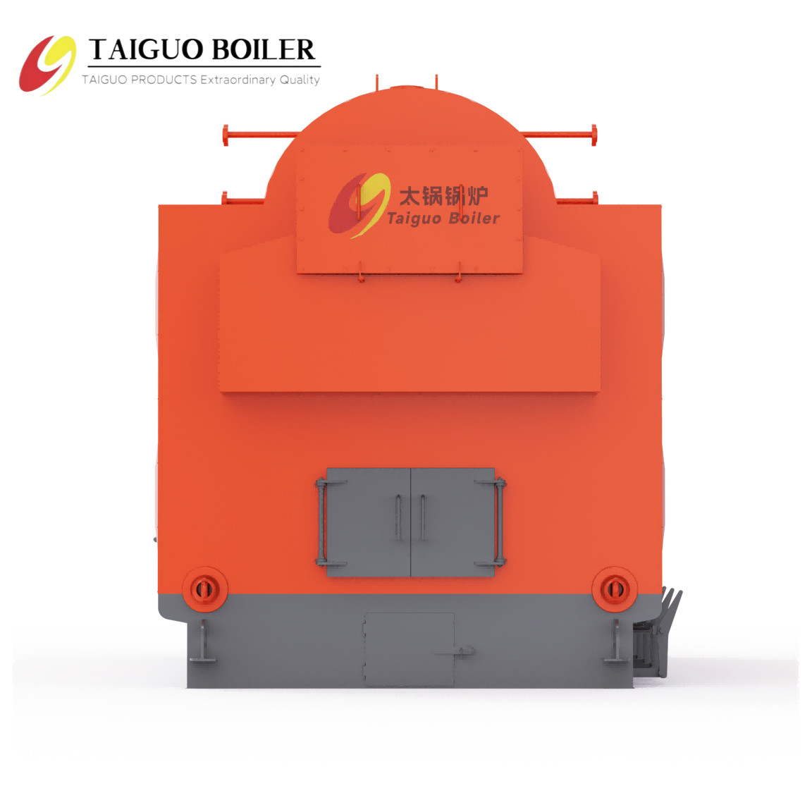 5t/h Commercial Steam Boiler Coal Semi Automatic Labor Saving Efficiency