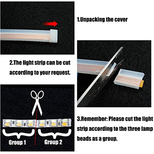 Flowing Bar Silicone Drl Daytime Running Lights 45CM 17.7" White Amber Flexible LED Tube Strip