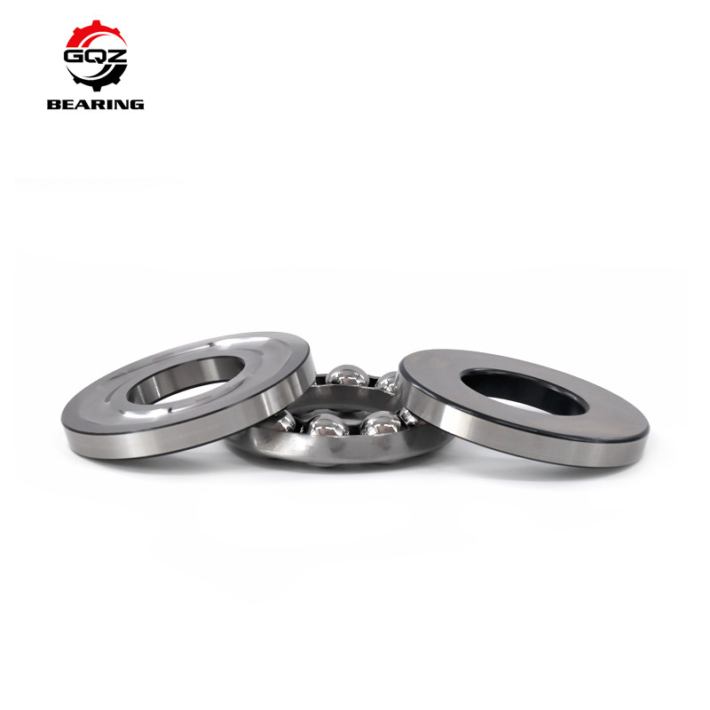51306 Axial Metal Steel Gcr15 Thrust Ball Bearing With Sheet Steel Cage 30x60x21mm