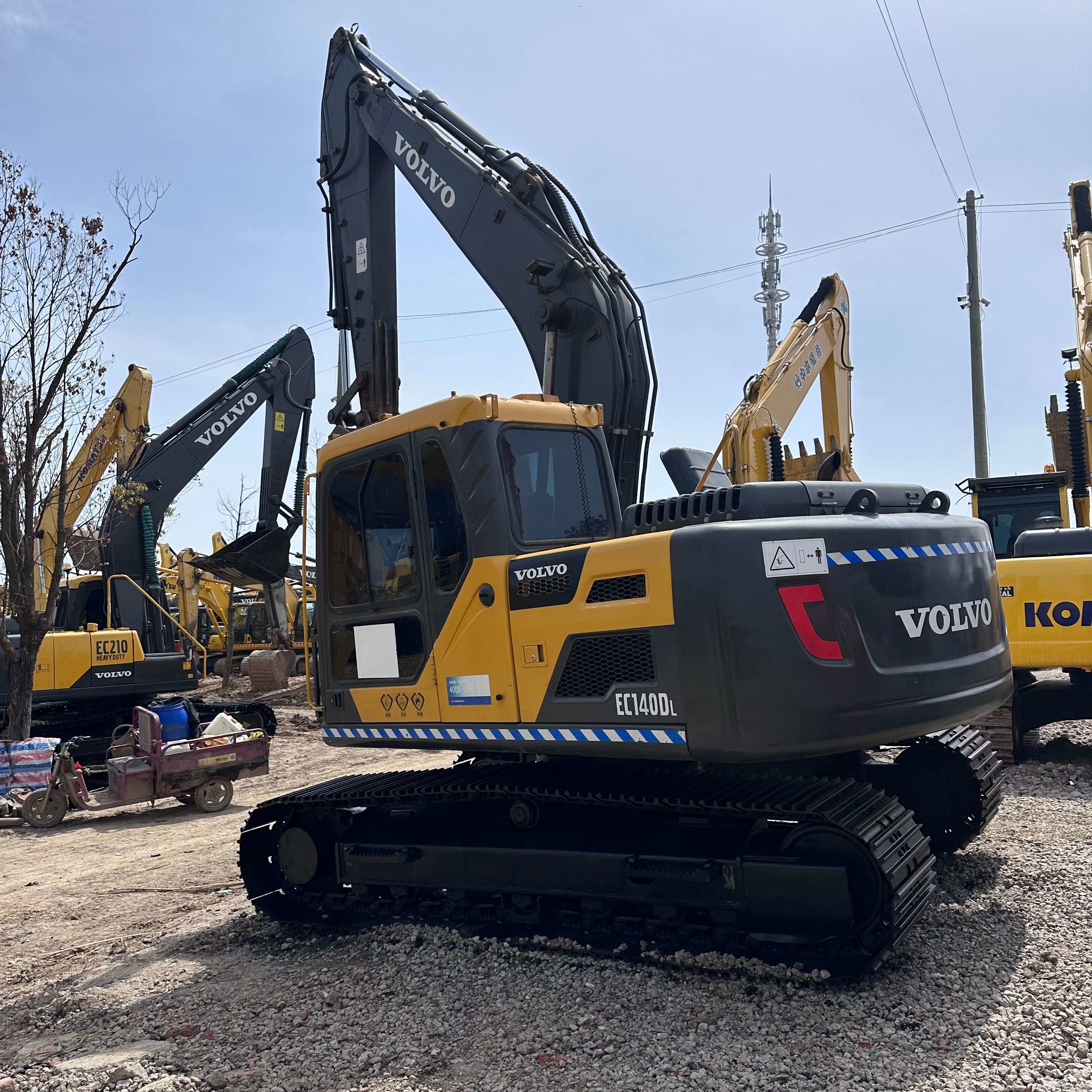 Secondhand Excavator Machinery Trader Used VOLVO EC140 14 Ton Crawler Digger