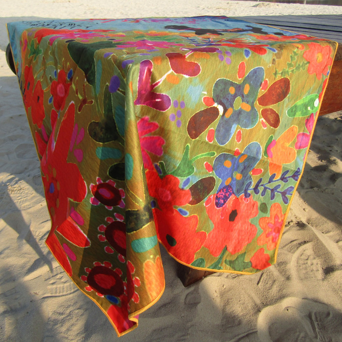 50x100 40x80 Checked Microfiber Suede Towel Sandfree Beach Towel
