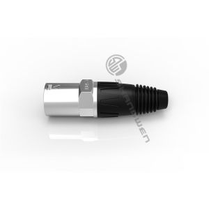 IP44 Indoor Rj45 Connectors 8-Pin Male Female Chassis Connectors Zinc Shell for