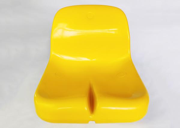 Triple Fixed Auditorium Seating , Football Stadium Seats Polymer Material