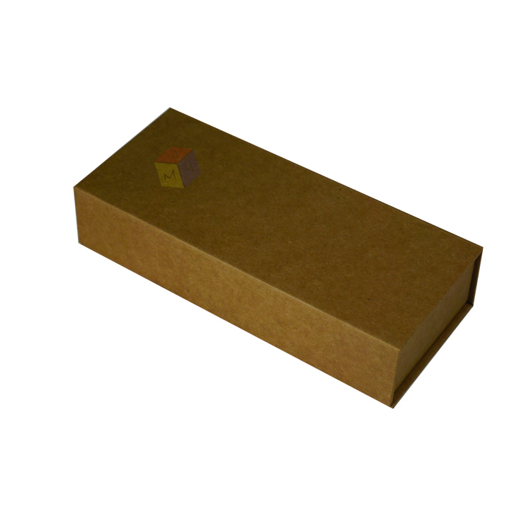 Kraft Paper Cosmetic Serum Dropper Bottle Packaging Gift Boxes with Foam Insert Rigid Boxes