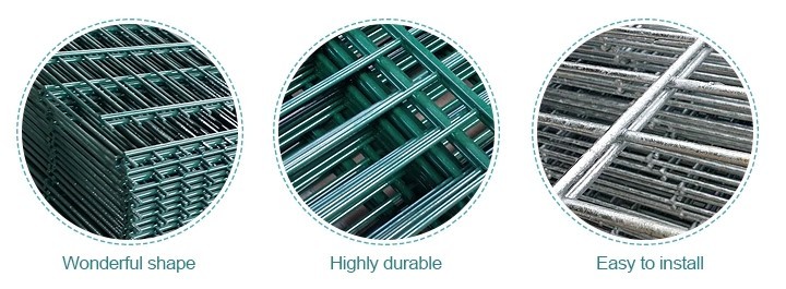 Pvc Coated 868 Double Wire Mesh Fencing For Grounds