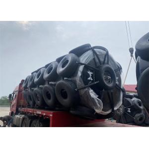 EVA Material Foam Filled Fender With Tires And Chain Net For Ship Protection