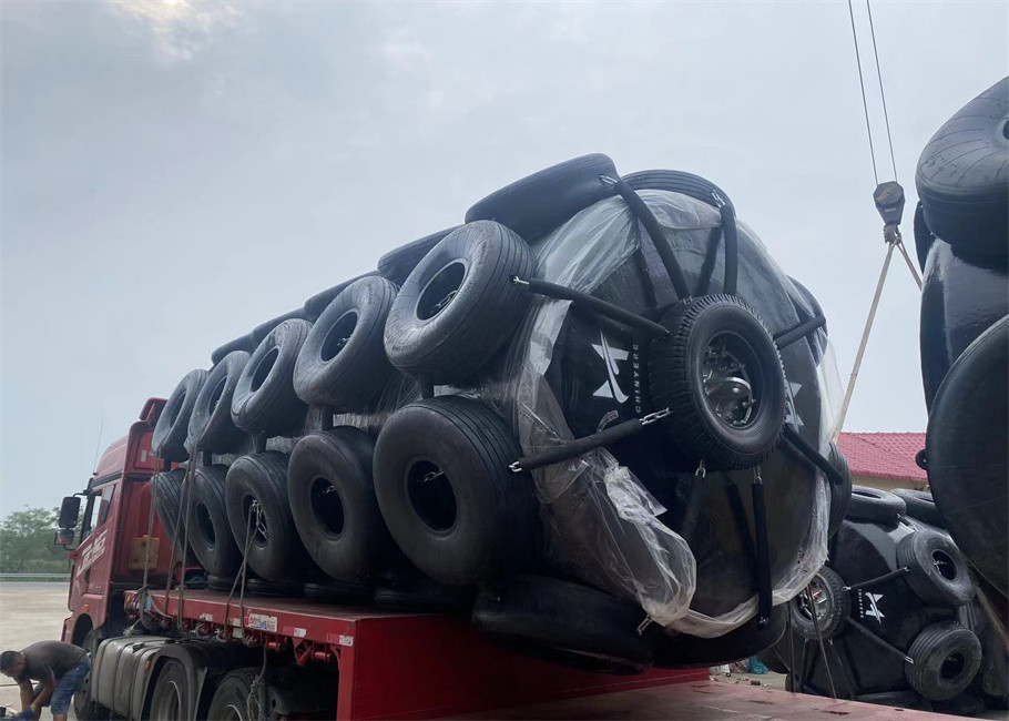 STS And STD Marine Floating Tyre And Chain Net EVA Foam Filled Fender