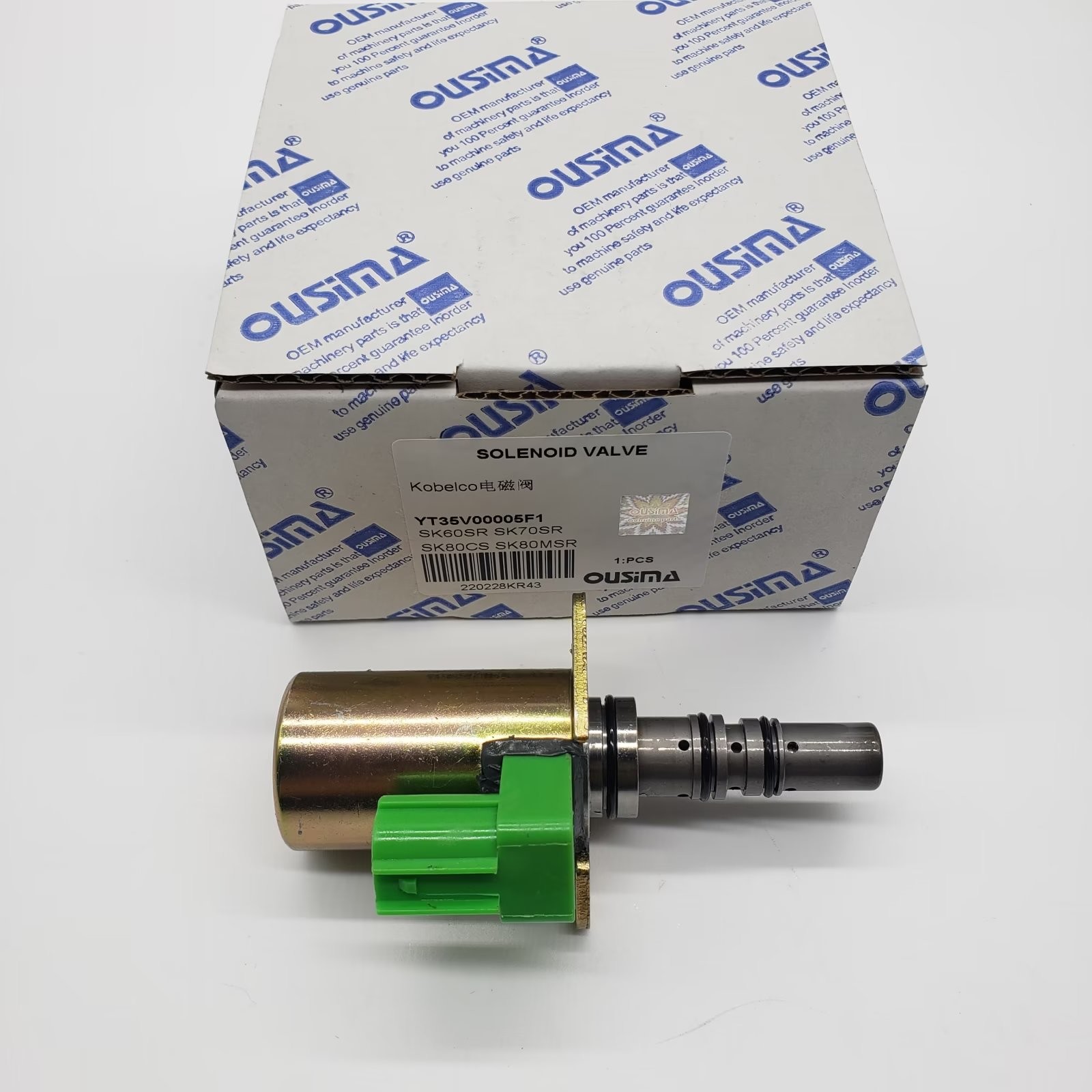 YT35V00005F1 Excavator Solenoid Valve For KOBELCO SK60SR SK75 SK80SR