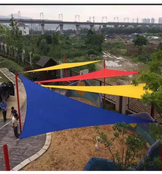 Polyester Sun Shade Sail Waterproof Shade Sails Outdoor Sun Shade