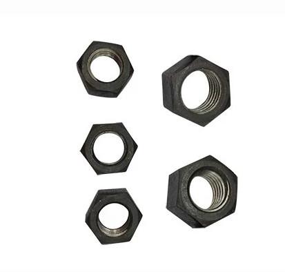 DIN934 M12 Black Oxide Nut DIN GB ISO JIS BA ANSI Steel Material Zinc Plate