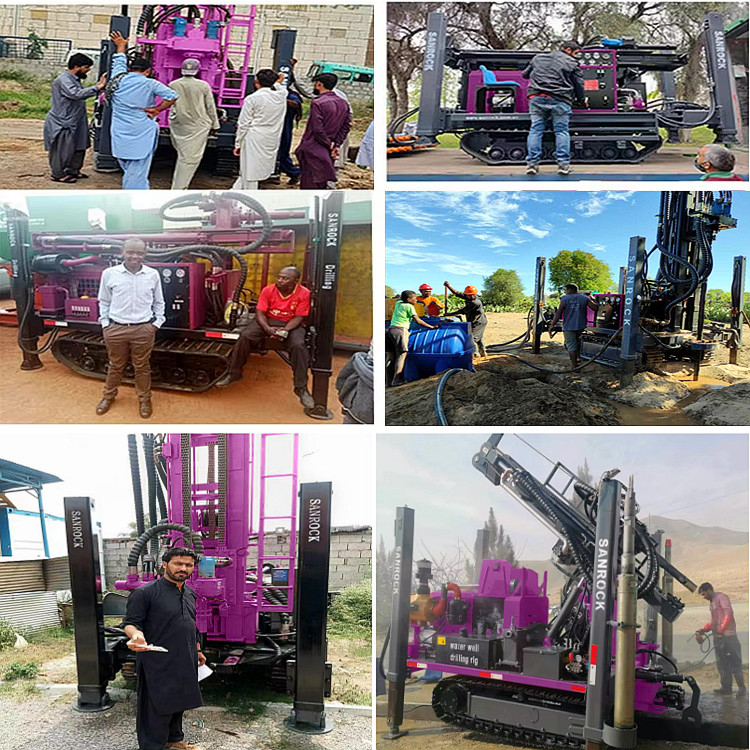 Portable Water Well Drilling Rigs Deep Well Drilling Machine Lifting Force 52T Water Well Drill Rig