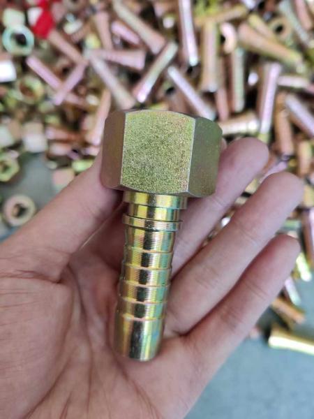 Different Raw Material Carbon Steel Threaded Oil Pipe Joint Hydraulic Hose