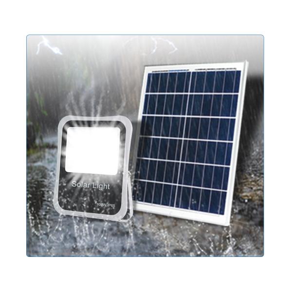 Aluminum Waterproof Ip65 100w Led Solar Powered Flood Lights