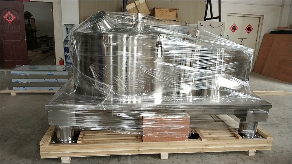 Zhonglian Flat sesame oil extraction industrial centrifuge separator Perforated Basket Centrifuge for acetic acid