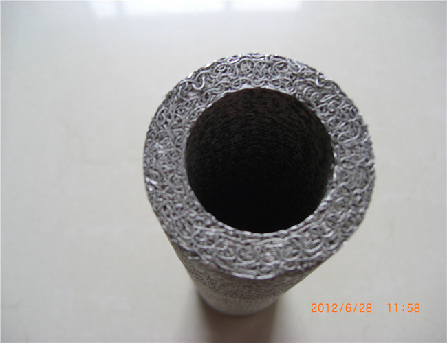 Compressed Knitted Wire Mesh Gasket Dia.50mm AISI 316L For Auto Engine Noise