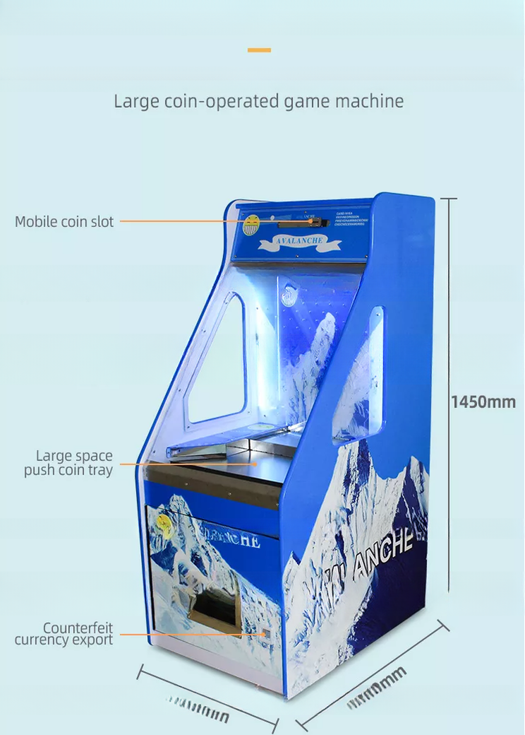 OEM Arcade Coin Pusher Game Machine Anti Shake W600*D830*H1450mm