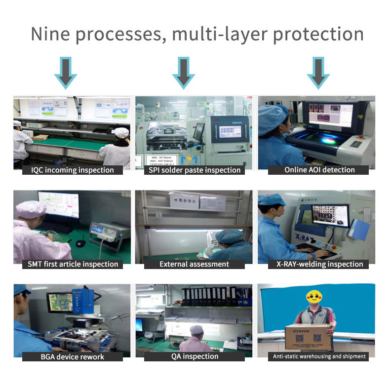 PCBA HDI High Density Interconnect PCB 12 Layers