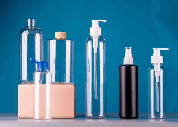 280ML Shampoo Conditioner & Body Wash Dispenser Clear Plastic Refillable Bottle