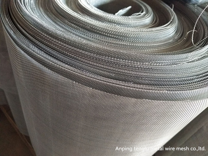 Plain Weave Stainless Steel Wire Mesh Corrosion Resistance 20 50 70 Micron Long Using Life