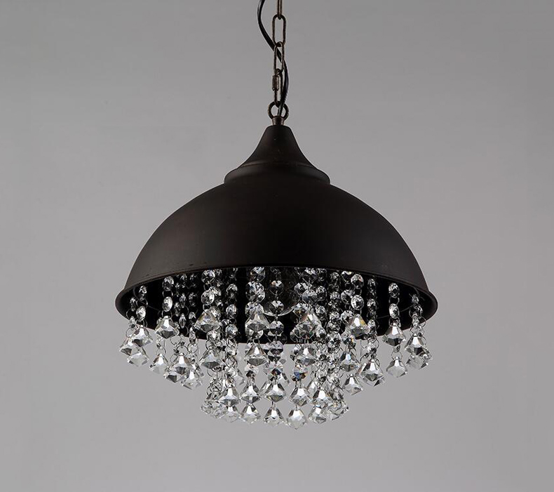 Crystal Half Ball Lights Lamps Retro Loft Light Bar Restaurant Living Room Cafe Pub Club Light(WH-VP-223)