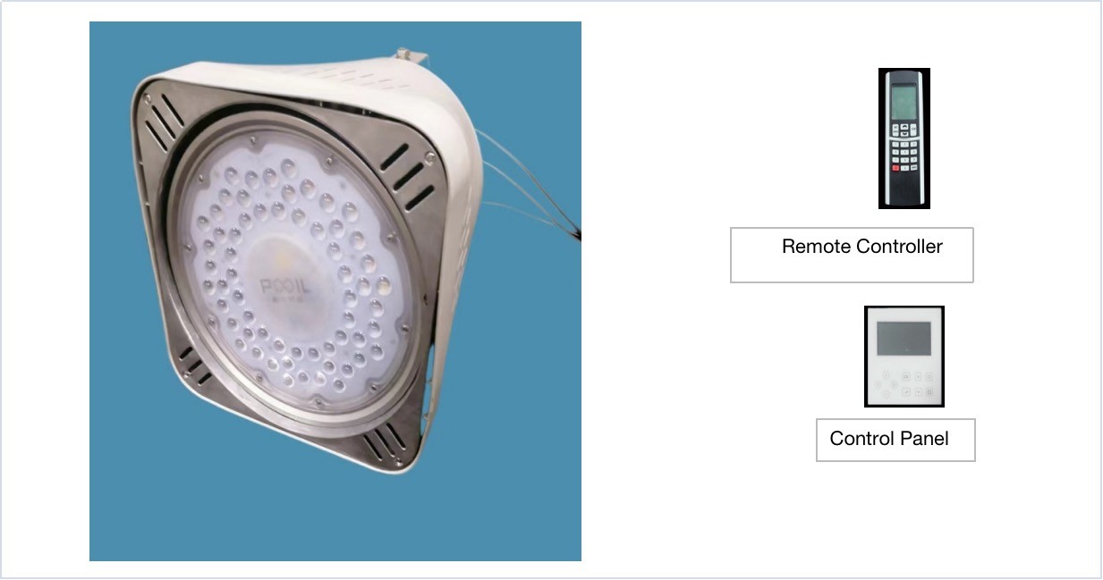 Gymnasium Exhibition LED High Bay Light Lifter Remote Control