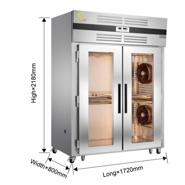 Commercial 600L Industrial Refrigeration System with Hot/Cold Air Cooling Drying
