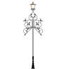Buy cheap Decoration Powder Coat Black Cast Iron Outdoor Lamp Posts For Garden Lawn from wholesalers