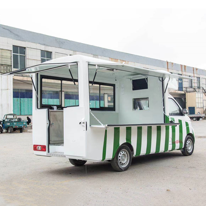 Small Hot Dog Pizza Food Cart with Customized Design and 40kms per hour Machinery