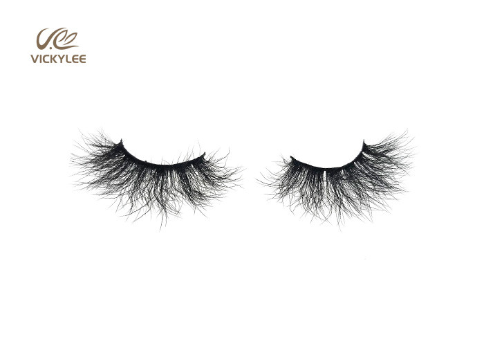 Natural Black Fluffy 25MM Natural Strip Lashes