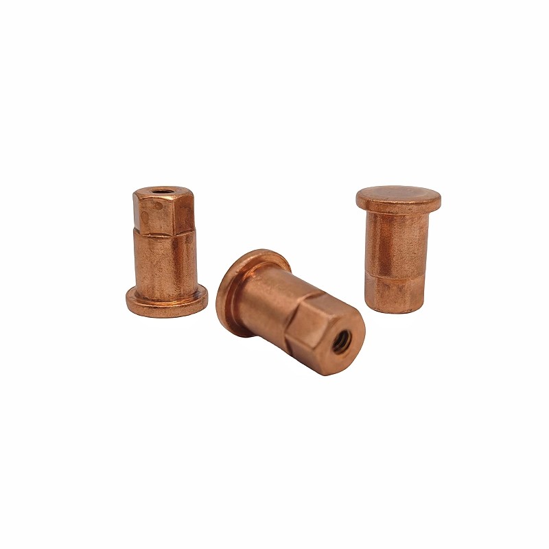 Custom Copper Nuts Hexagonal Screw Complete Specifications #10-24*18