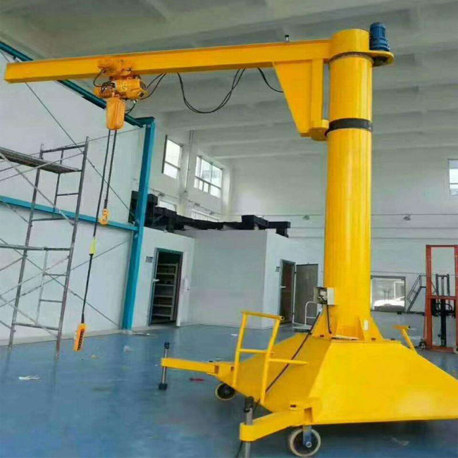 270 Degree Rotation Electric Jib Crane , Lightweight Cantilever Jib Crane