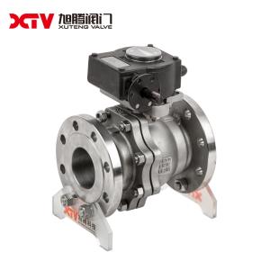 Manual High Platform Flanged Floating Ball Valve Wcb Currency US Driving Mode