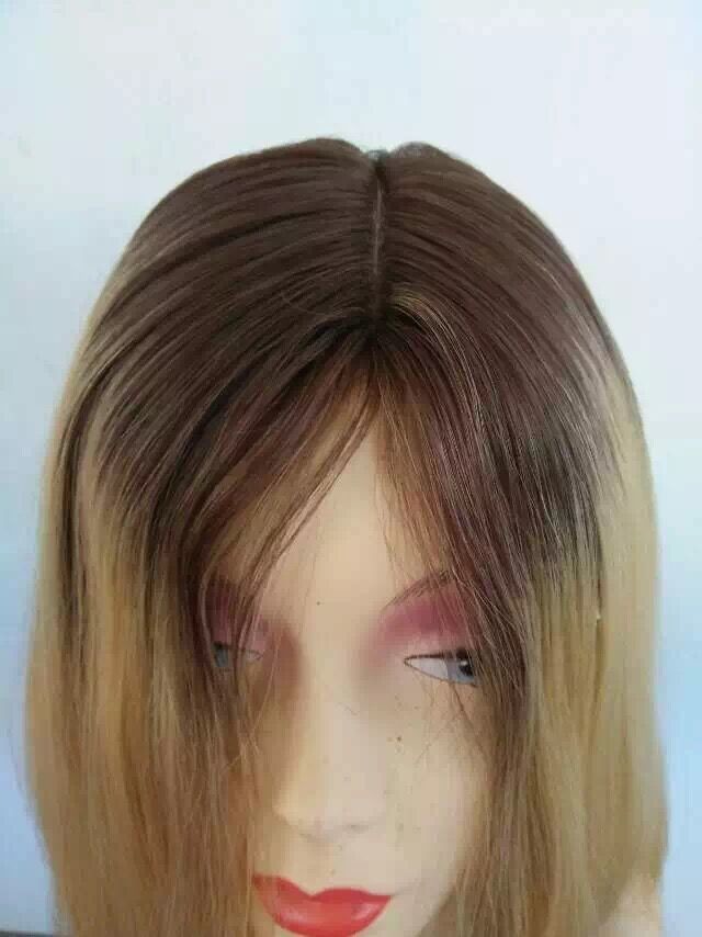 10 Inches 5A Brazilian Human Hair Kosher Wig Dark Root ,Brazilian Human Hair Wig