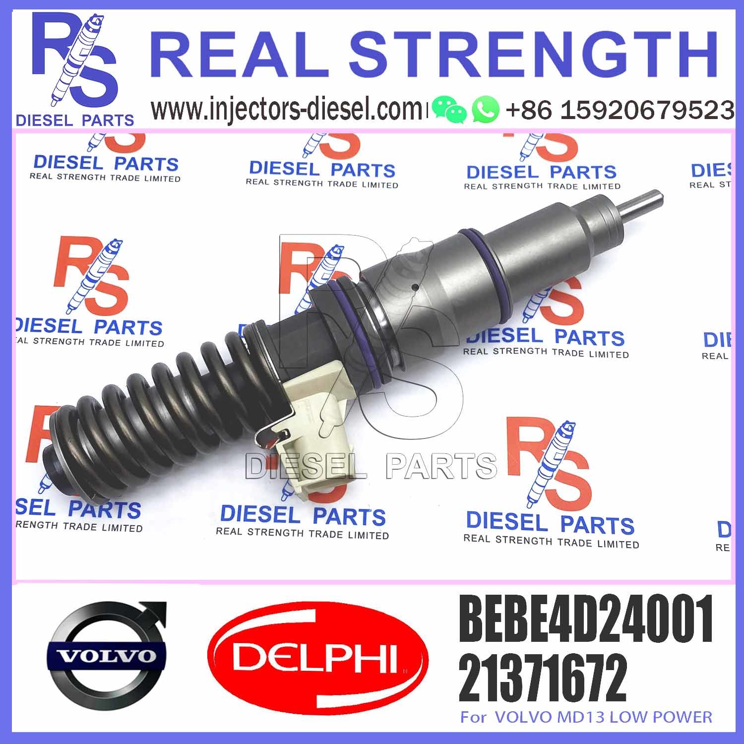 D13F Engine Parts Diesel inyector Fuel Injector Assembly BEBE4D08001 BEBE4D16001 BEBE4D24001 21371672 For V-O-L-V MD13 LOW