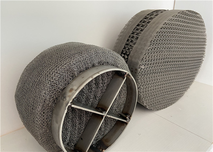 Stainless Steel 304 316 Wire Mesh Demister Pad For Aviation Gas Liquid Separation
