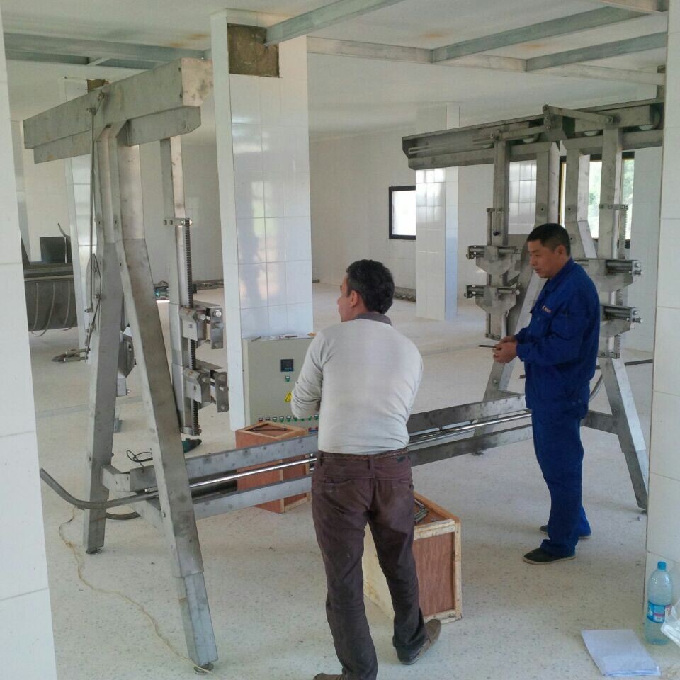 500 Bph Chicken Slaughtering Line 220V / 380V Chicken Plucker Machine