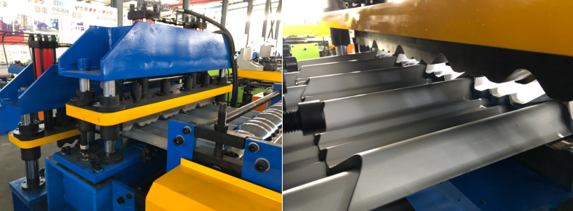 Double layer rooding sheet machine