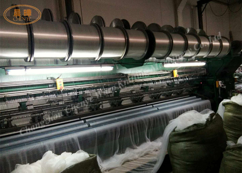 HDPE PET NYLON Fish Net Knotless Outdoor Fishing Net machine
