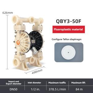 PVDF Material Pneumatic Diaphragm Dosing Pump High Flow 200L/h