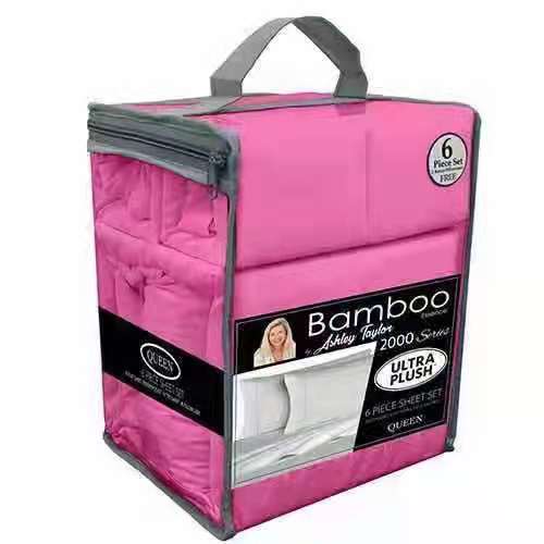Wrinkle Resistant T1800 Microfiber Dyed Sheet Set 6 Pieces Non-Filling 1.5-2 Kg
