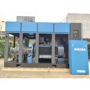 Power 7.5 KW To 355 KW Rotary Screw Air Compressor PLC Control System Air Cooled